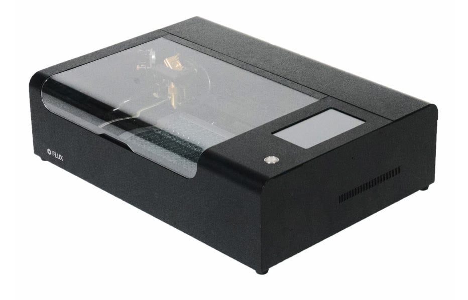 Zatvoren FLUX Beamo iz perspektive.