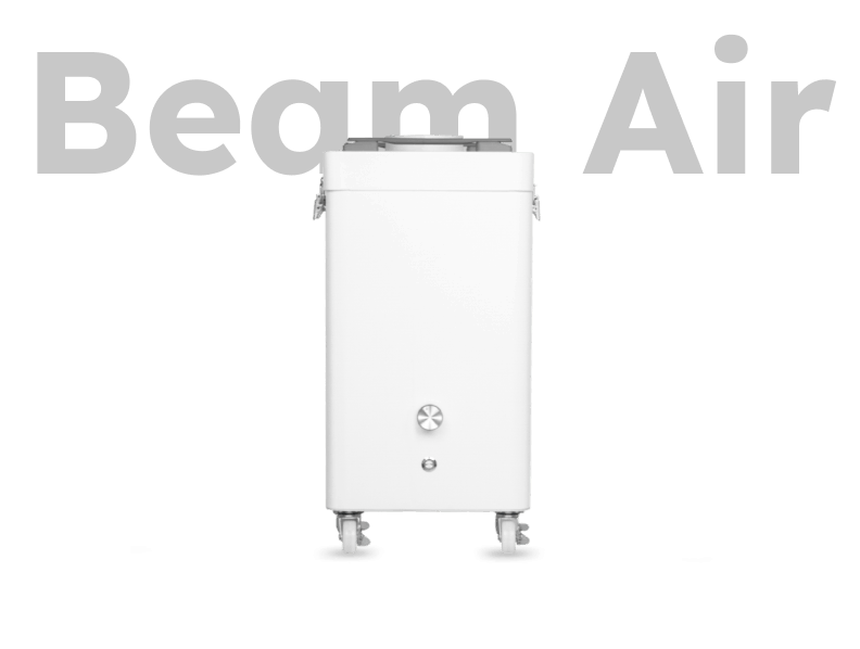 FLUX Beam Air filter pored FLUX lasera.