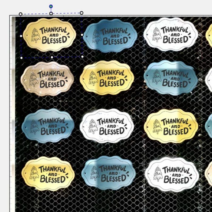 Beam Studio prikazuje automatsko ugnježđivanje na Beambox II.