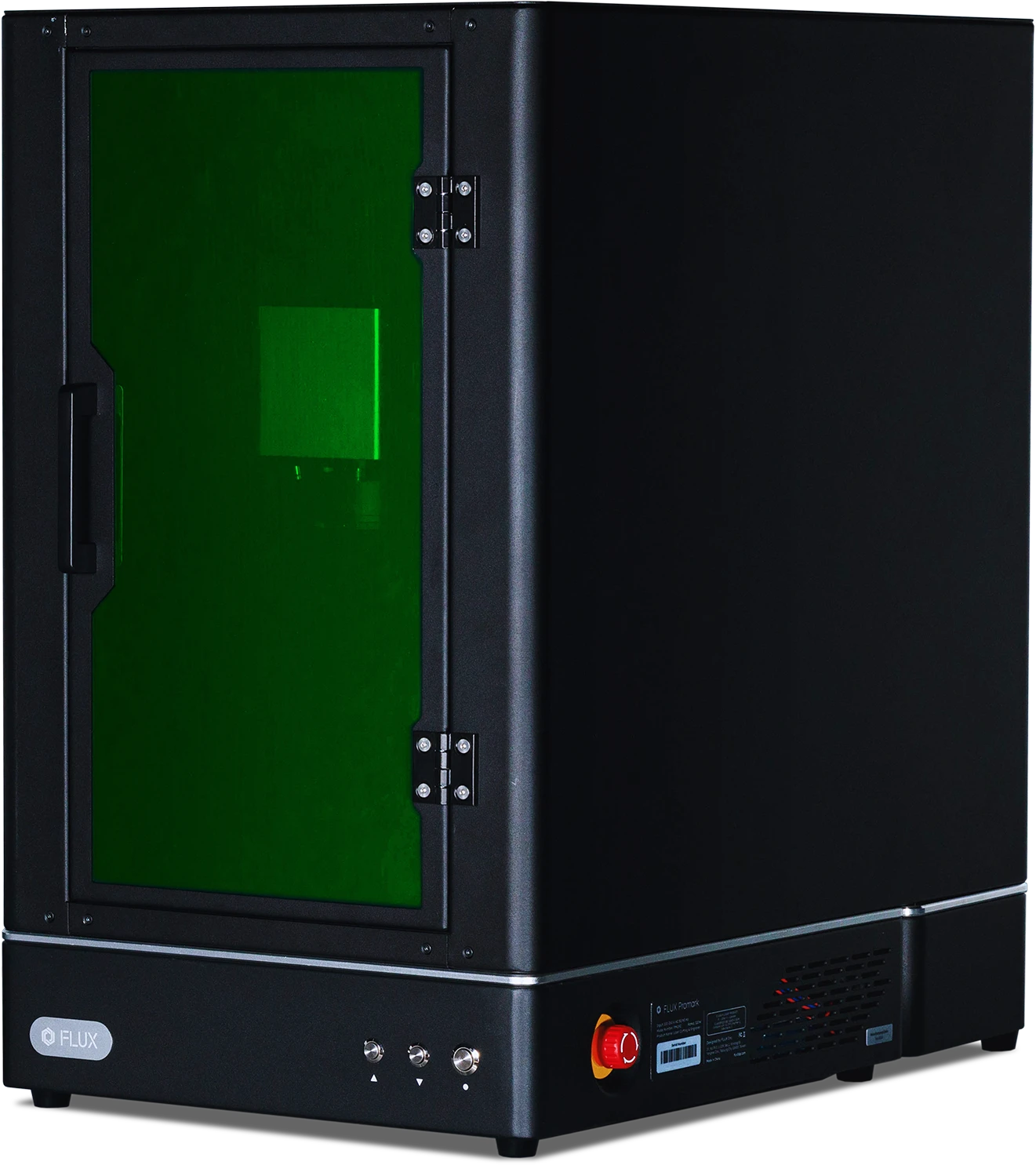 PromarkDesktop Safe+ laserski marker na radnom stolu.